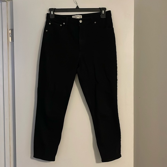 Abercrombie & Fitch Denim - Abercrombie curve love the high rise skinny jeans in black size 30